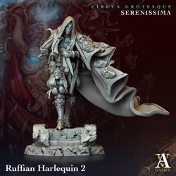 3D Printed Archvillain Games Circus Grotesque - Serenissima Ruffian Harlequin 28 32mm D&D (Online Only)