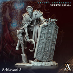 3D Printed Archvillain Games Circus Grotesque - Serenissima Schiavoni 28 32mm D&D (Online Only)