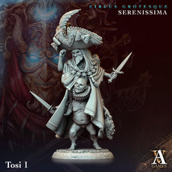 3D Printed Archvillain Games Circus Grotesque - Serenissima Tosi 28 32mm D&D (Online Only)