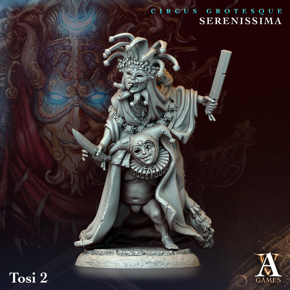 3D Printed Archvillain Games Circus Grotesque - Serenissima Tosi 28 32mm D&D (Online Only)