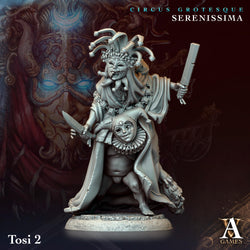 3D Printed Archvillain Games Circus Grotesque - Serenissima Tosi 28 32mm D&D (Online Only)