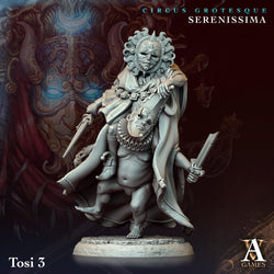 3D Printed Archvillain Games Circus Grotesque - Serenissima Tosi 28 32mm D&D (Online Only)