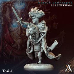 3D Printed Archvillain Games Circus Grotesque - Serenissima Tosi 28 32mm D&D (Online Only)