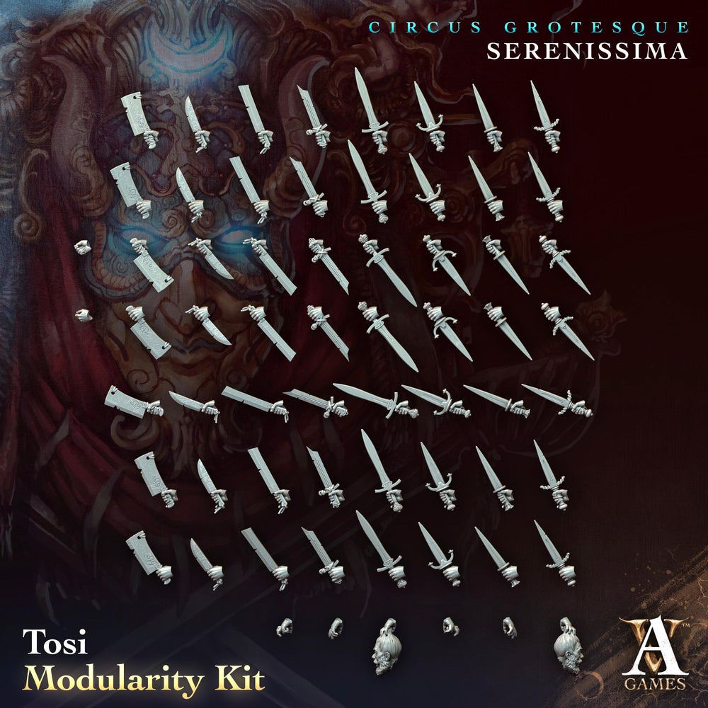 3D Printed Archvillain Games Circus Grotesque - Serenissima Tosi 28 32mm D&D (Online Only)