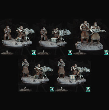 3D Printed Archvillain Games Deadmen Brigade - Morior Invictus Morior Heavy Infantry 28 32mm D&D (Online Only)