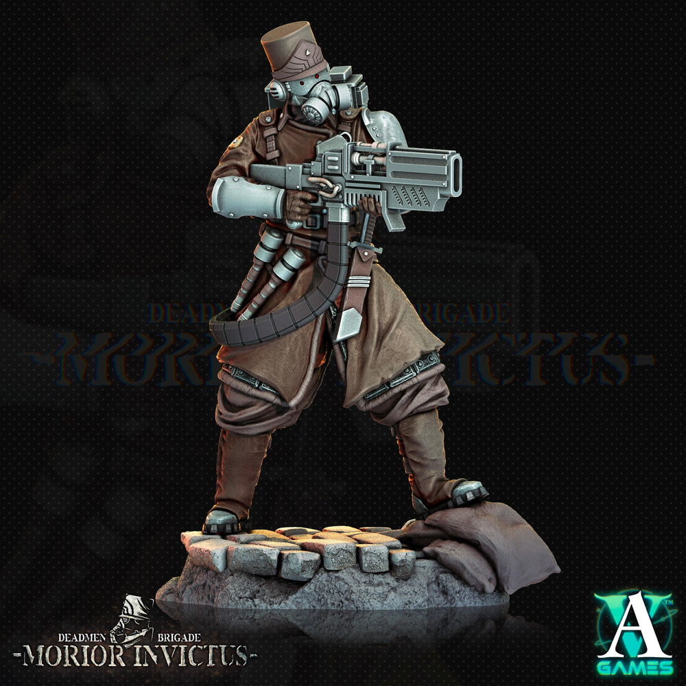 3D Printed Archvillain Games Deadmen Brigade - Morior Invictus Morior Light Infantry 28 32mm D&D (Online Only)