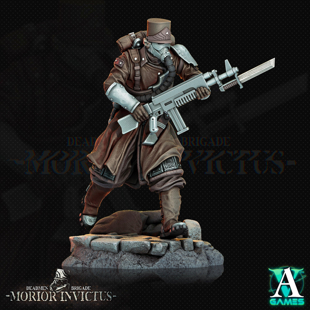 3D Printed Archvillain Games Deadmen Brigade - Morior Invictus Morior Light Infantry 28 32mm D&D (Online Only)