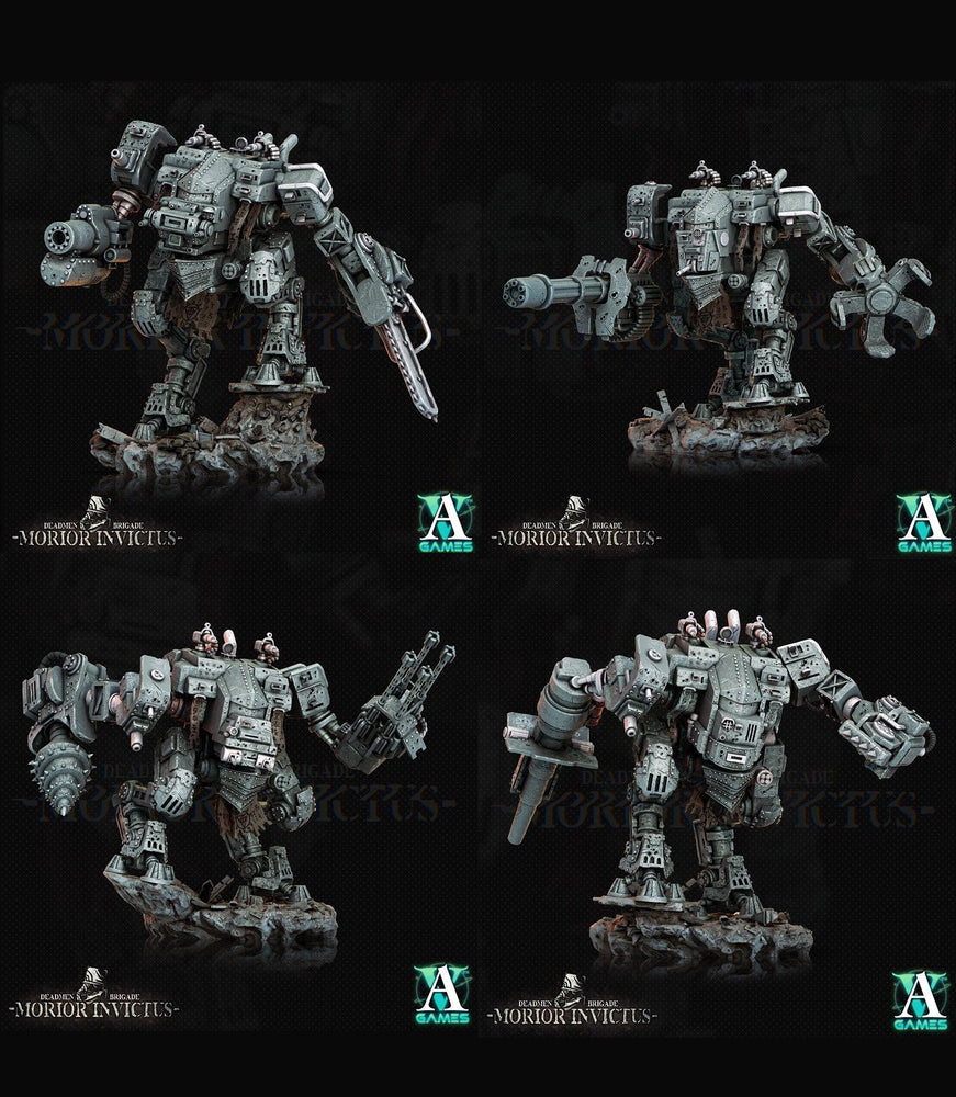 3D Printed Archvillain Games Deadmen Brigade - Morior Invictus Morior MK-18 Paladin 28 32mm D&D (Online Only)