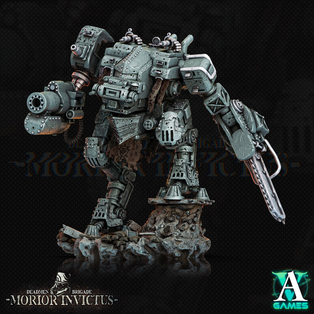 3D Printed Archvillain Games Deadmen Brigade - Morior Invictus Morior MK-18 Paladin 28 32mm D&D (Online Only)