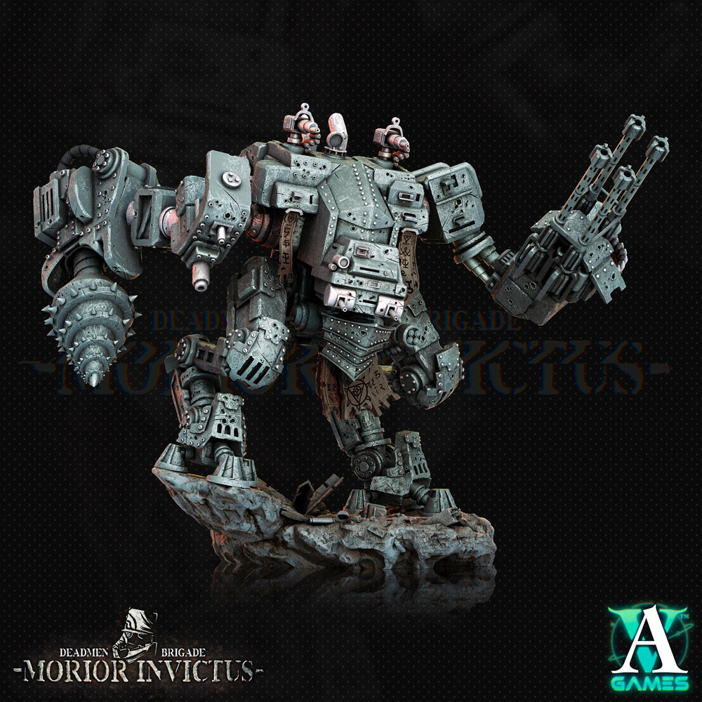 3D Printed Archvillain Games Deadmen Brigade - Morior Invictus Morior MK-18 Paladin 28 32mm D&D (Online Only)