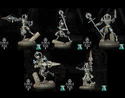 3D Printed Archvillain Games Empire of Stars - Black Pyramid Keteph Ankhesh 28 32mm D&D (Online Only)