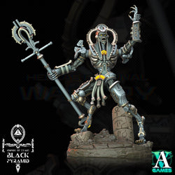3D Printed Archvillain Games Empire of Stars - Black Pyramid Keteph Ankhesh 28 32mm D&D (Online Only)