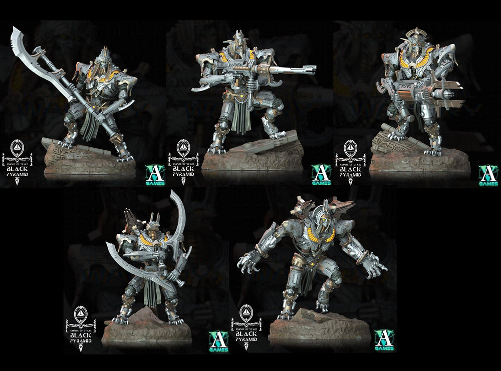 3D Printed Archvillain Games Empire of Stars - Black Pyramid Keteph Atekhramun 28 32mm D&D (Online Only)