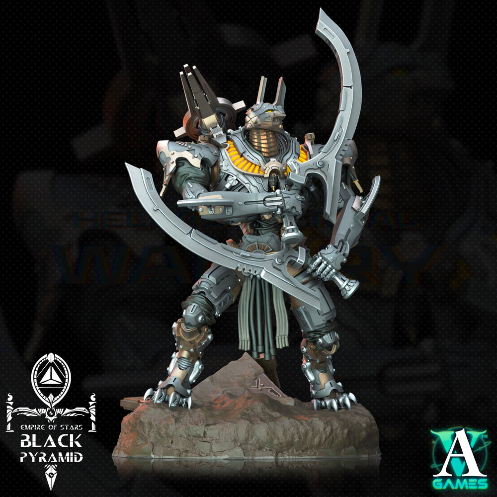 3D Printed Archvillain Games Empire of Stars - Black Pyramid Keteph Atekhramun 28 32mm D&D (Online Only)
