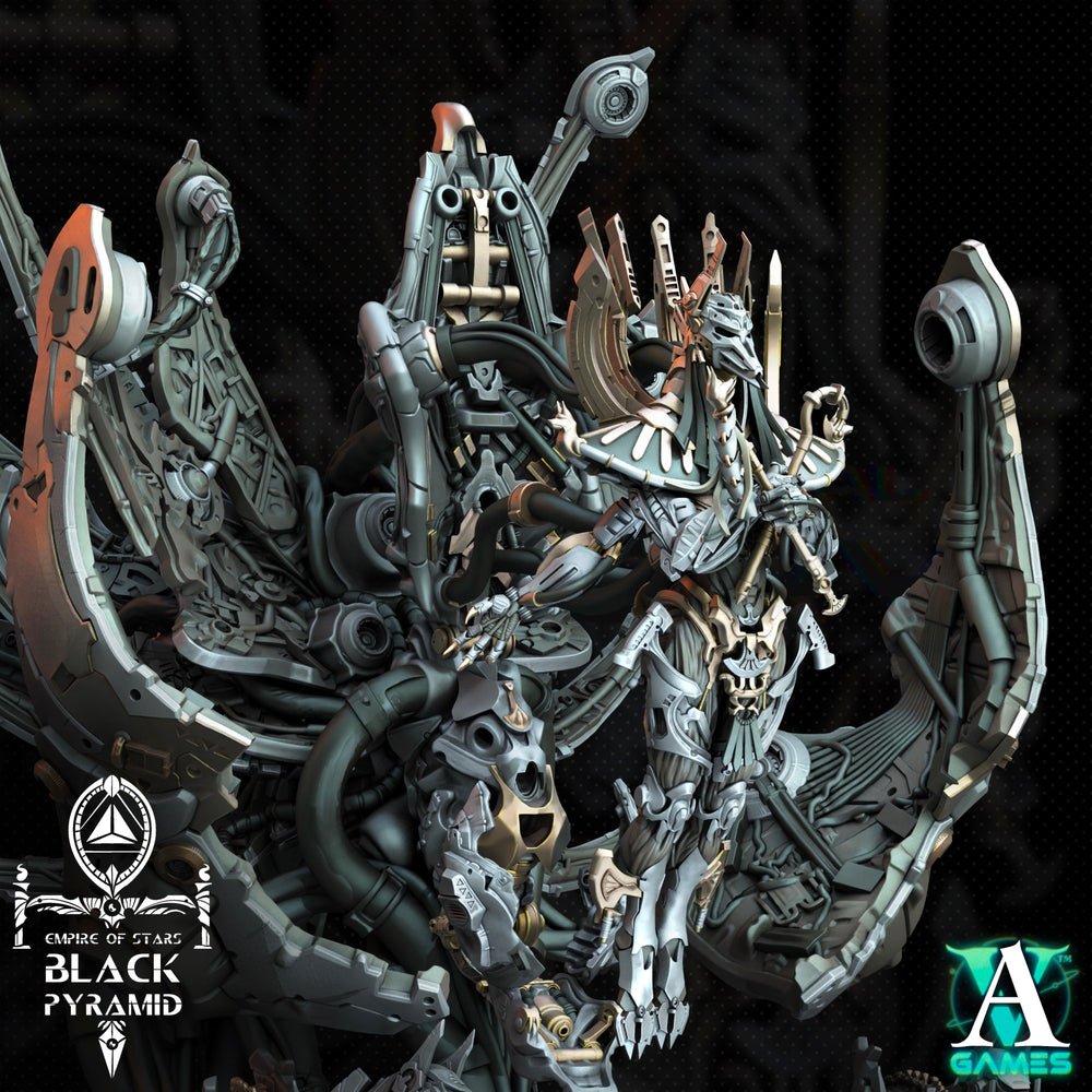 3D Printed Archvillain Games Empire of Stars - Black Pyramid Keteph Divinity 28 32mm D&D (Online Only)