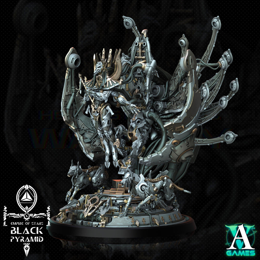 3D Printed Archvillain Games Empire of Stars - Black Pyramid Keteph Divinity 28 32mm D&D (Online Only)