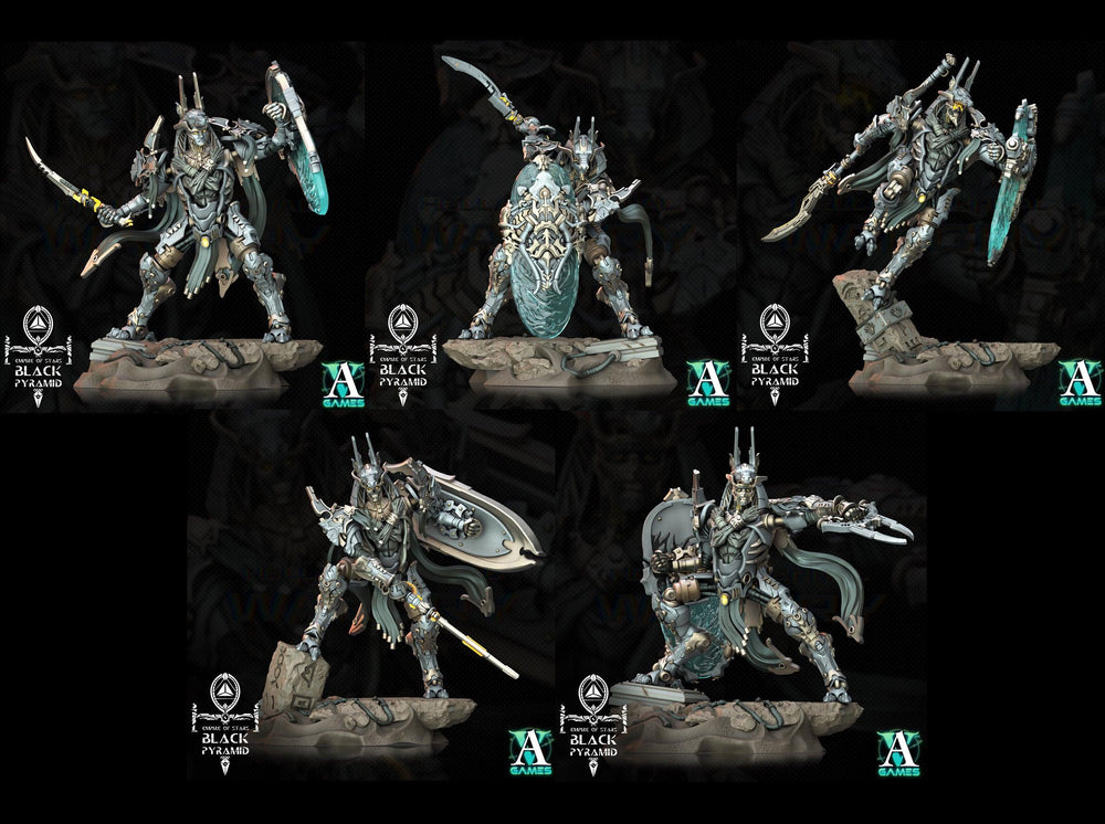 3D Printed Archvillain Games Empire of Stars - Black Pyramid Keteph Issahar 28 32mm D&D (Online Only)