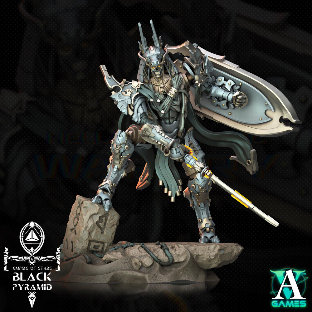 3D Printed Archvillain Games Empire of Stars - Black Pyramid Keteph Issahar 28 32mm D&D (Online Only)