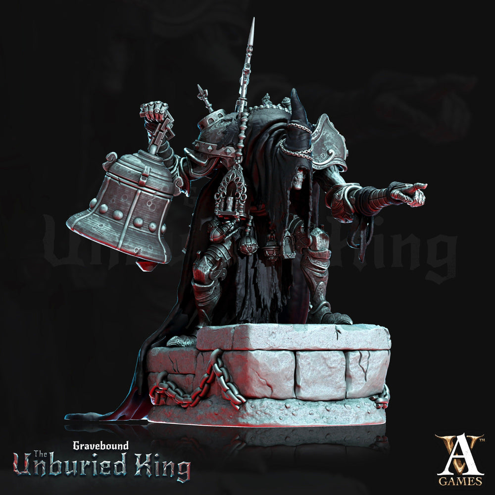 3D Printed Archvillain Games Fulgor Mortis - Gravebound The Unburied King 28 32mm D&D (Online Only)