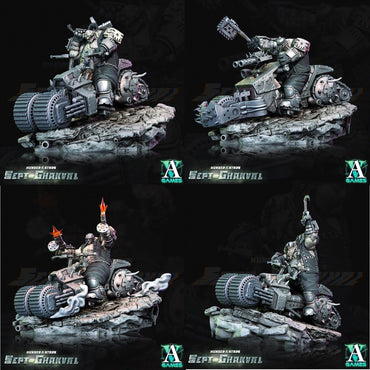 3D Printed Archvillain Games Ghakval Bikers Hunger of the Stars 28 32mm D&D (Online Only)