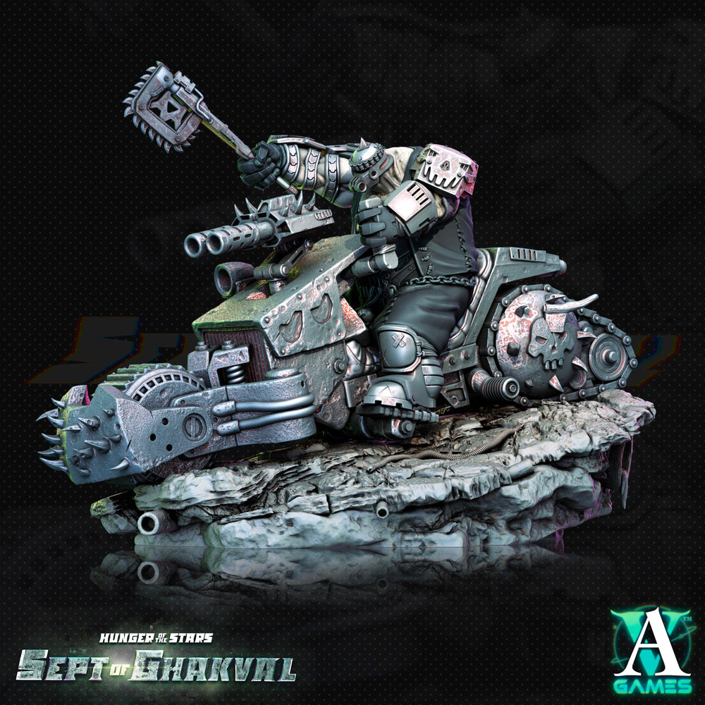 3D Printed Archvillain Games Ghakval Bikers Hunger of the Stars 28 32mm D&D (Online Only)