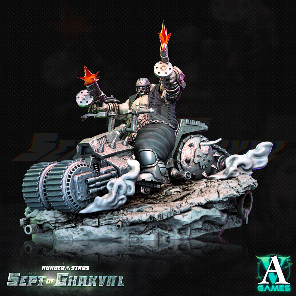 3D Printed Archvillain Games Ghakval Bikers Hunger of the Stars 28 32mm D&D (Online Only)