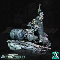 3D Printed Archvillain Games Ghakval Bikers Hunger of the Stars 28 32mm D&D (Online Only)