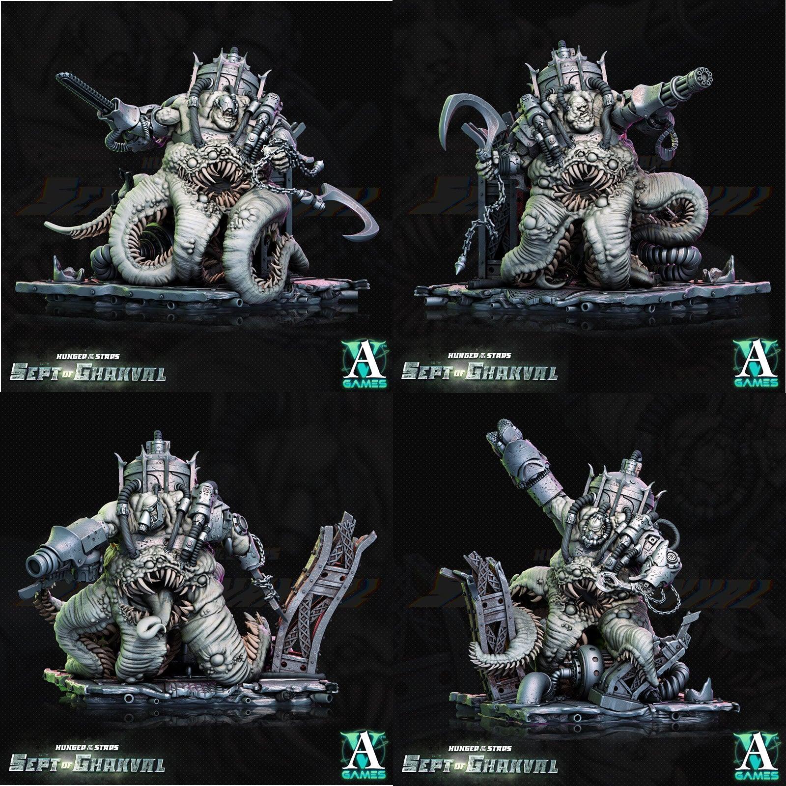 3D Printed Archvillain Games Ghakval Evermaws Hunger of the Stars 28 32mm D&D (Online Only)