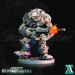 3D Printed Archvillain Games Ghakval Ghu Grunts Hunger of the Stars 28 32mm D&D (Online Only)