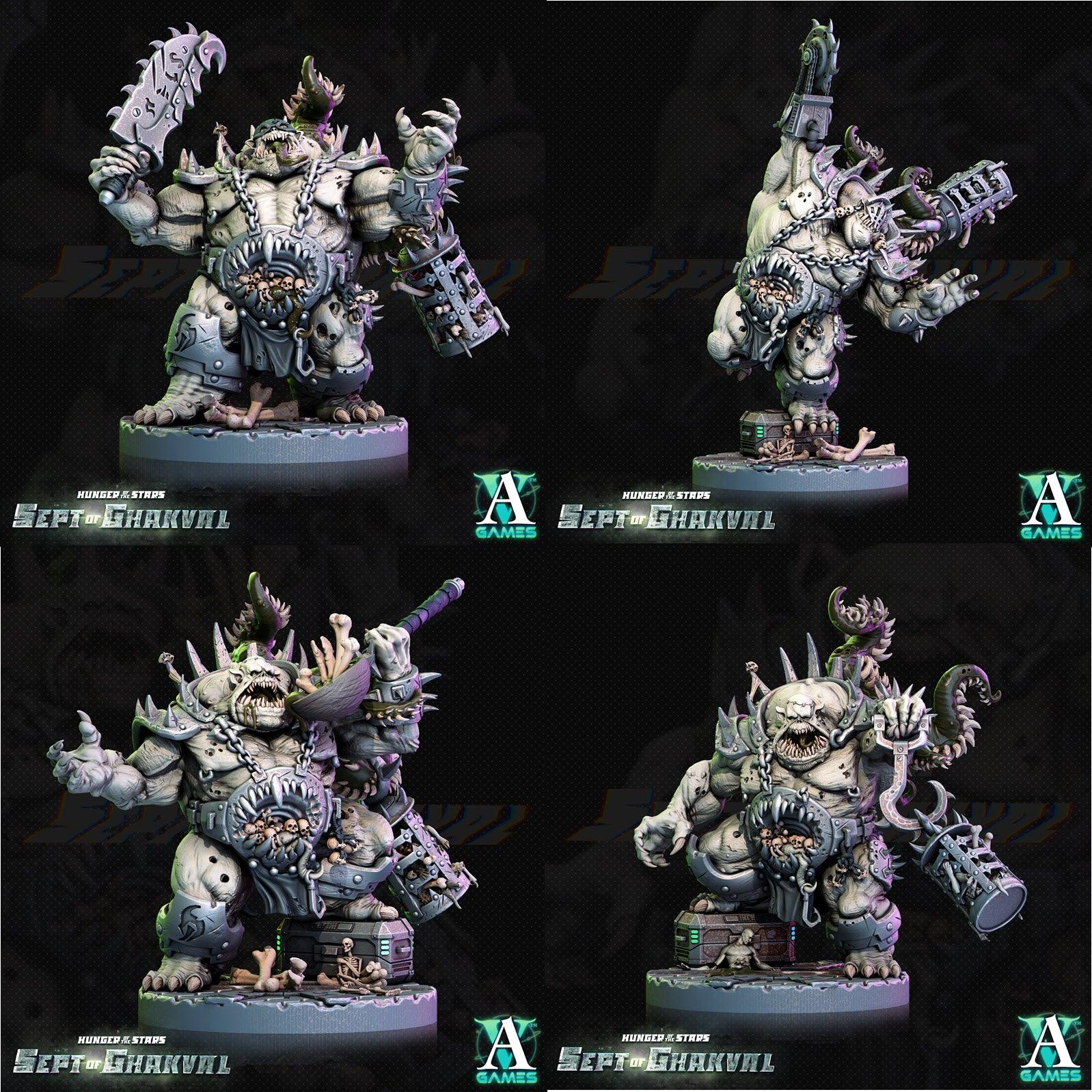 3D Printed Archvillain Games Ghakval Jailers Hunger of the Stars 28 32mm D&D (Online Only)