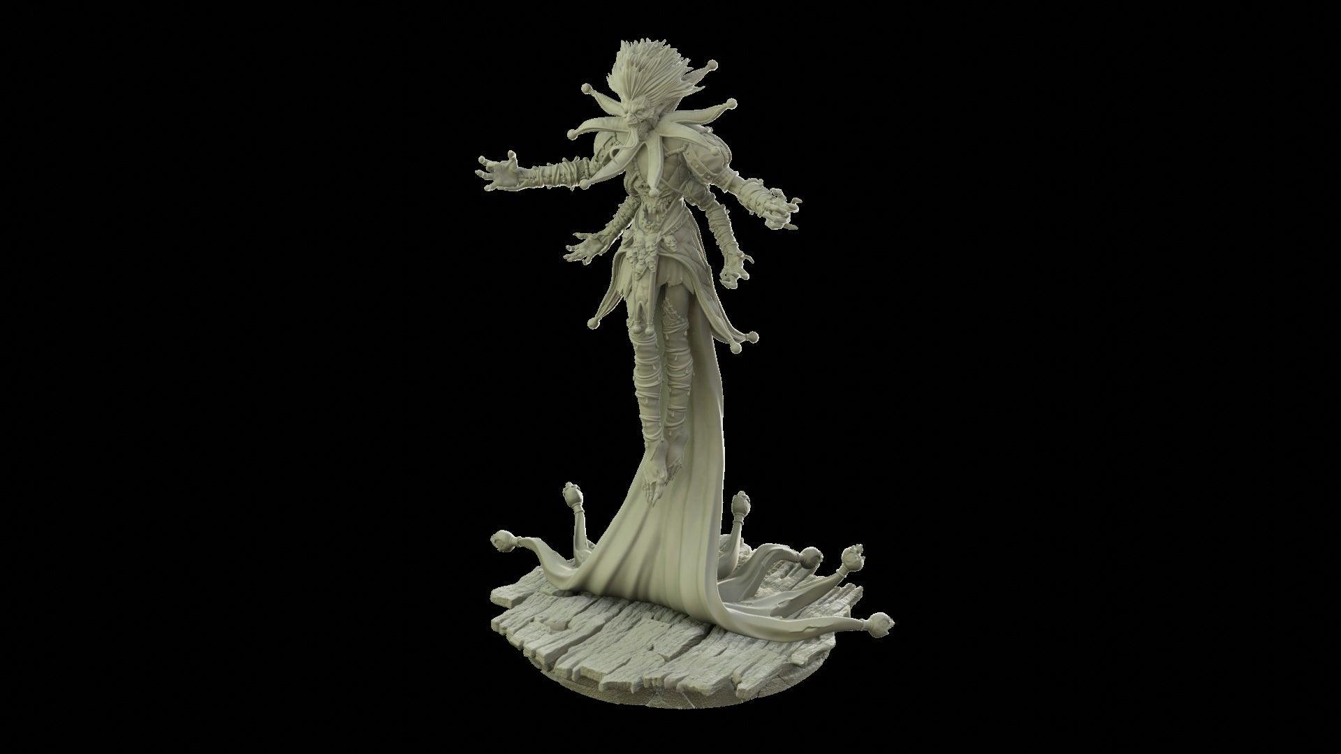 3D Printed Archvillain Games Grinning God 28 32mm D&D (Online Only)