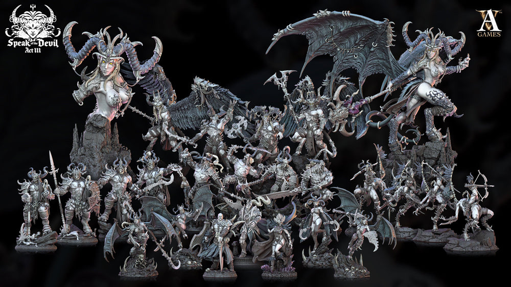 3D Printed Archvillain Games Marnak Nai Set Speak of the Devil Vol. III 28 32mm (Online Only)