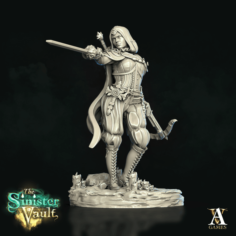 3D Printed Archvillain Games Isabetta of the Dawn Ranger The Sinister Vault 28 32mm D&D (Online Only)