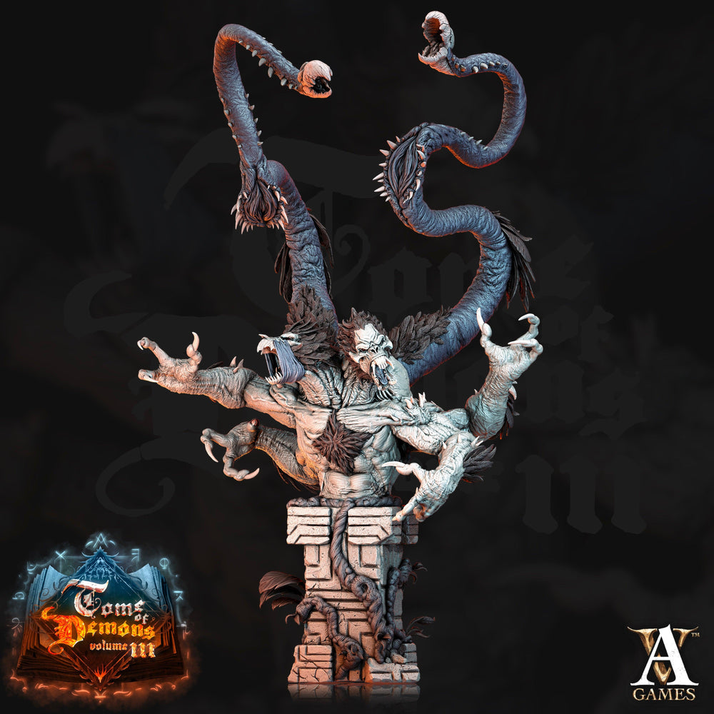 3D Printed Archvillain Games Kagon - Bust Tome of Demons 28 32mm D&D (Online Only)