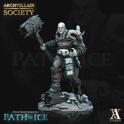 3D Printed Archvillain Games Kailo Hanjarnen - Ice Druid Society Vol. XVIII 28 32mm D&D (Online Only)