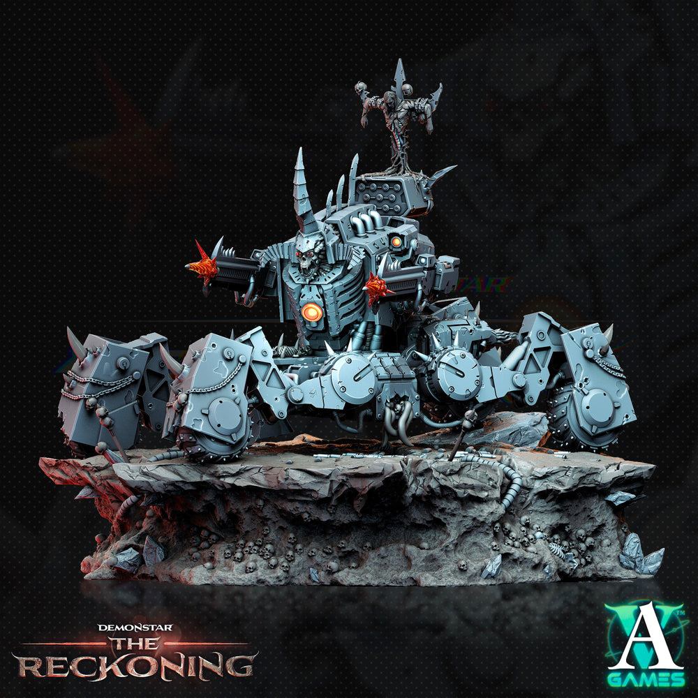 3D Printed Archvillain Games Kaus Chaosbred Dreadnaught Demonstar - The Reckoning 28 32mm D&D (Online Only)