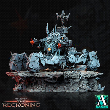 3D Printed Archvillain Games Kaus Chaosbred Dreadnaught Demonstar - The Reckoning 28 32mm D&D (Online Only)