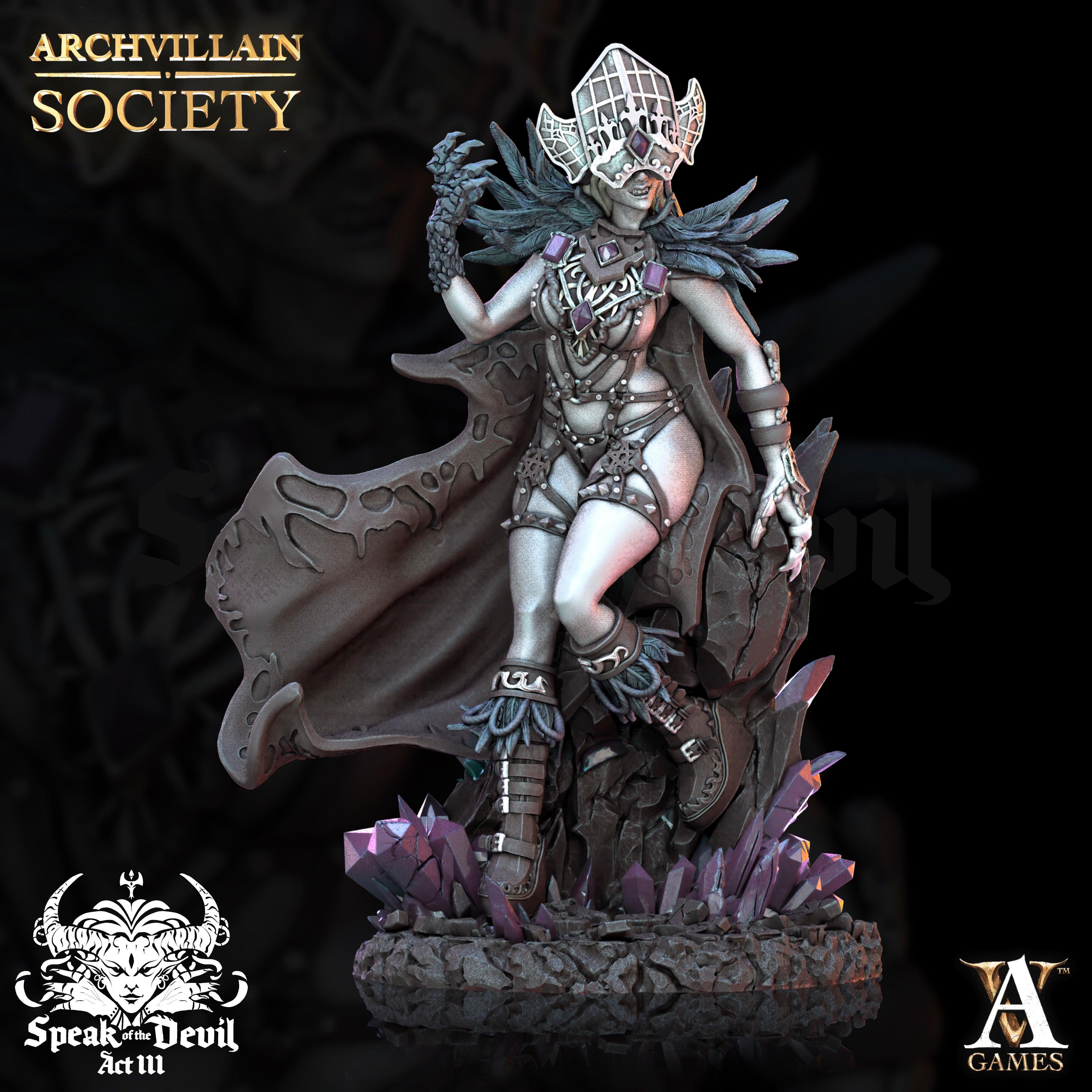 3D Printed Archvillain Games Keleera - The Lustseer Archvillain Society Vol. XXV 28 32mm D&D (Online Only)