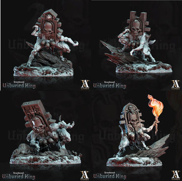 3D Printed Archvillain Games Lapis Erratica - Gravebound The Unburied King 28 32mm D&D (Online Only)