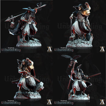 3D Printed Archvillain Games Morituri - Gravebound The Unburied King 28 32mm D&D (Online Only)