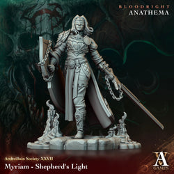 3D Printed Archvillain Games Myriam - Shepherd's Light Archvillain Society Vol. XXVIII 28 32mm D&D (Online Only)