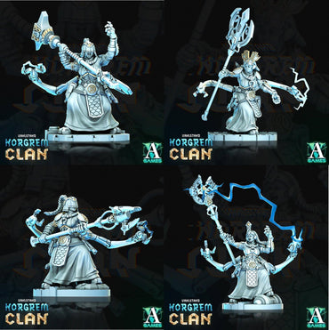 3D Printed Archvillain Games Norgrem Gempriestesses Vahlstahd - Norgrem Clan 28 32mm D&D (Online Only)