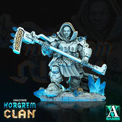 3D Printed Archvillain Games Norgrem Gemsourcers Vahlstahd - Norgrem Clan 28 32mm D&D (Online Only)