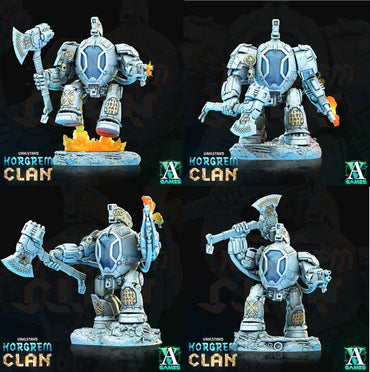 3D Printed Archvillain Games Norgrem Ironclads Vahlstahd - Norgrem Clan 28 32mm D&D (Online Only)