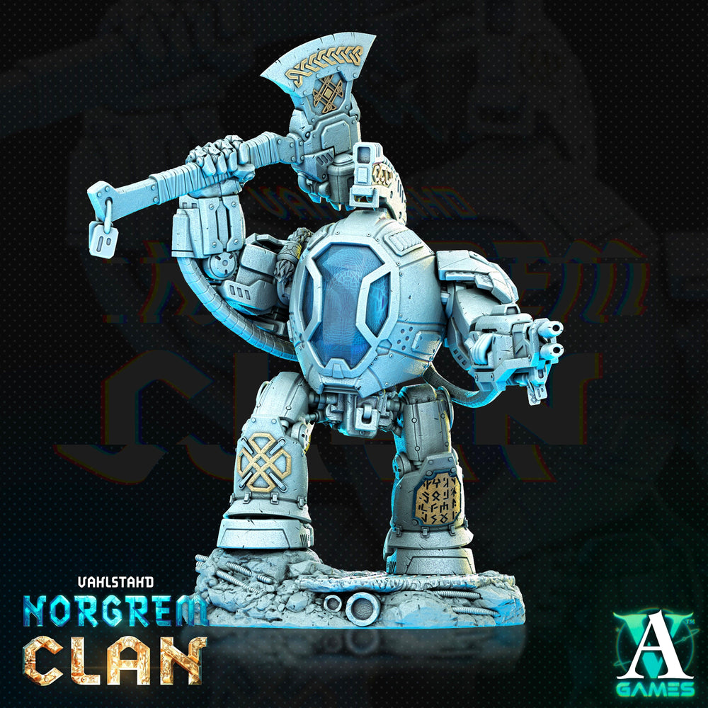 3D Printed Archvillain Games Norgrem Ironclads Vahlstahd - Norgrem Clan 28 32mm D&D (Online Only)