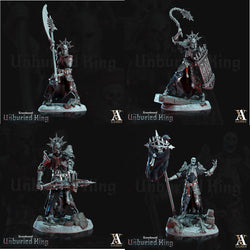 3D Printed Archvillain Games Ossefacti- Gravebound The Unburied King 28 32mm D&D (Online Only)