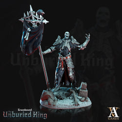 3D Printed Archvillain Games Ossefacti- Gravebound The Unburied King 28 32mm D&D (Online Only)