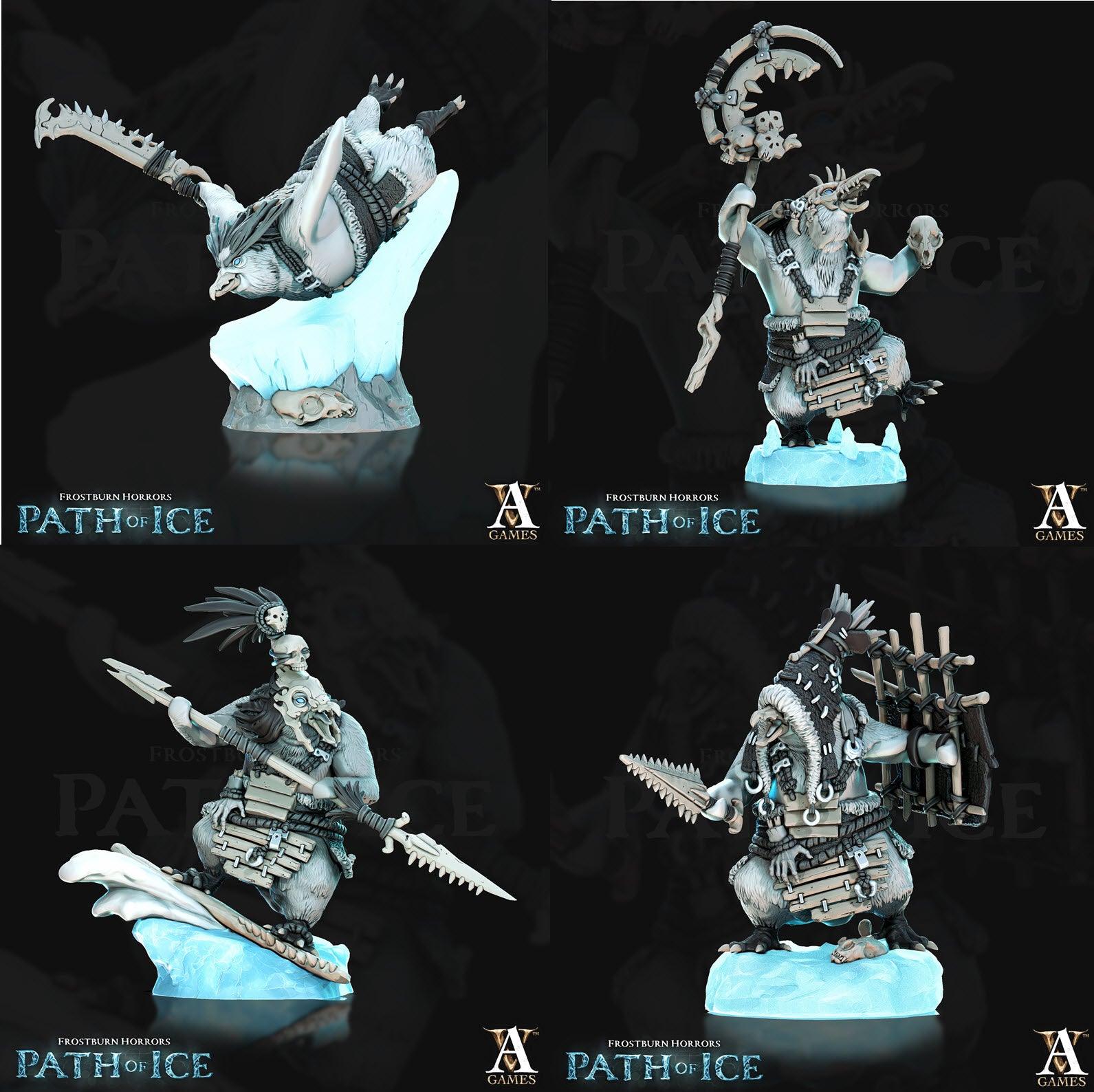 3D Printed Archvillain Games Pingvi Scouts Frostburn Horrors - Path of Ice 28 32mm D&D (Online Only)
