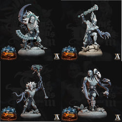 3D Printed Archvillain Games Qyintakla Corrupted Hunters Tome of Demons 28 32mm D&D (Online Only)