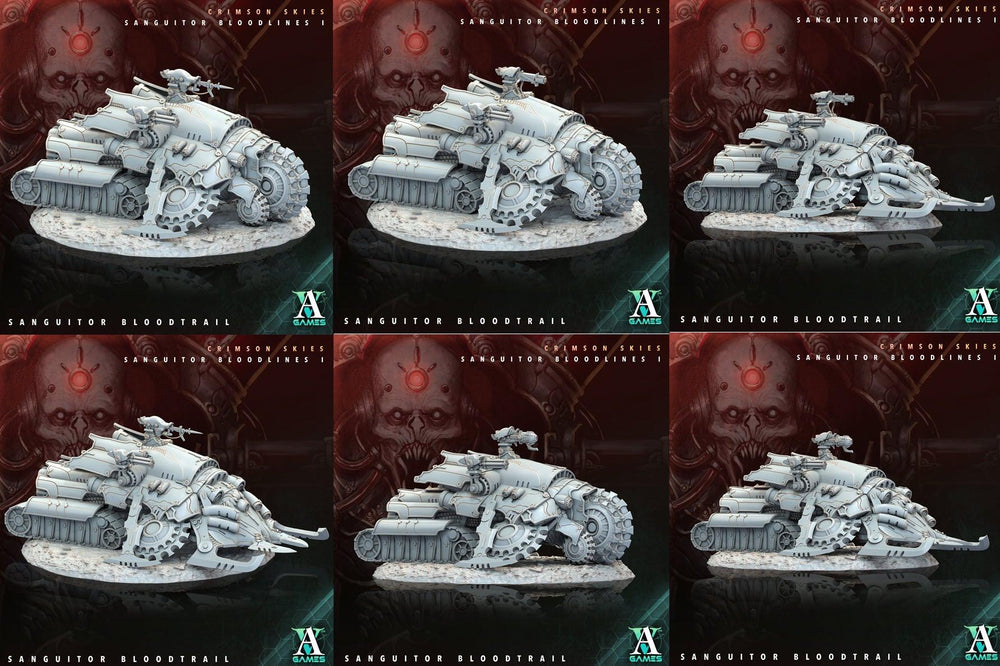 3D Printed Archvillain Games Sanguitor Bloodtrail Crimson Skies - Sanguitor Bloodlines Bloodright - Anathema 28 32mm D&D (Online Only)